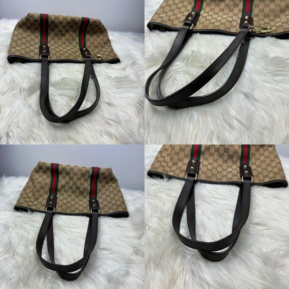 💎✨BEAUTIFUL✨💎 Gucci GG Shoulder Handbag Leather Pink - Picture 7 of 14